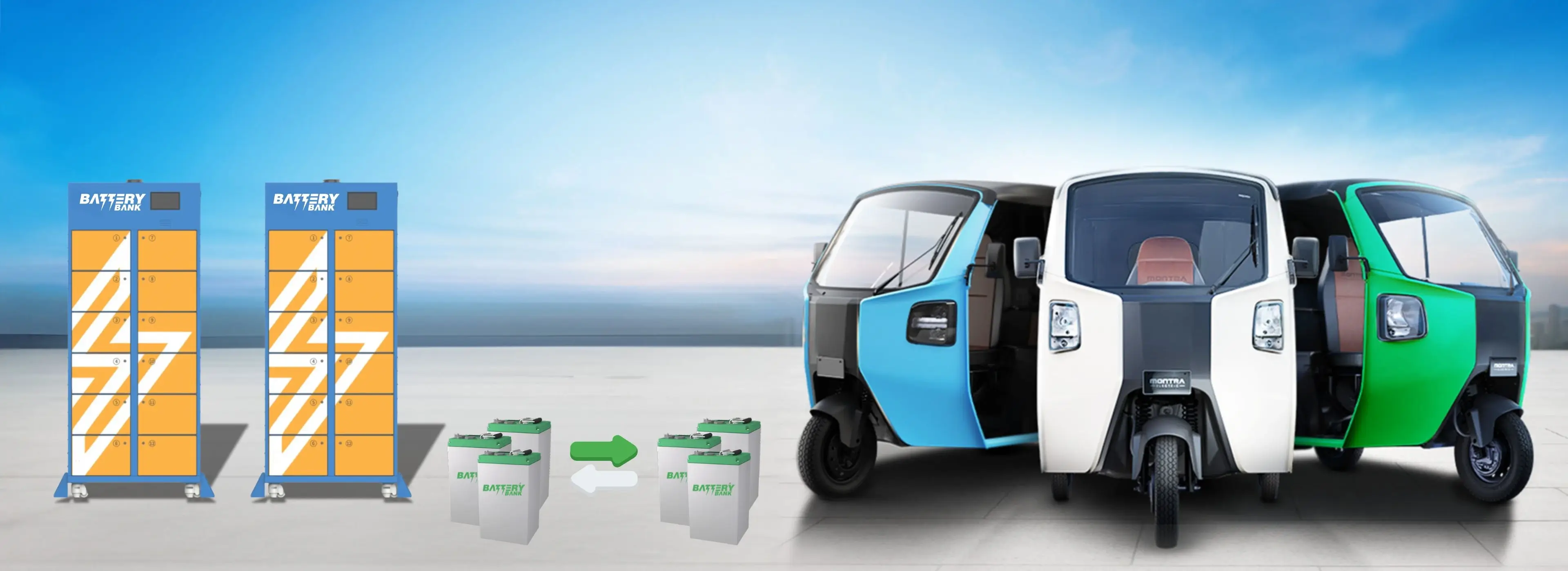 2-Wheeler Battery Swapping